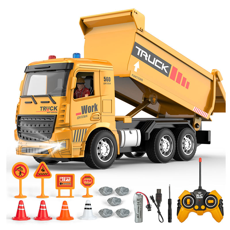 1:20 Scale 6CH RC Tanker Truck for Kids | Remote Control Oil Transport Truck with Realistic Engineering Design & Easy-to-Use Controller | Age 6+
