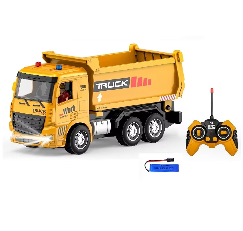 1:20 Scale 6CH RC Tanker Truck for Kids | Remote Control Oil Transport Truck with Realistic Engineering Design & Easy-to-Use Controller | Age 6+