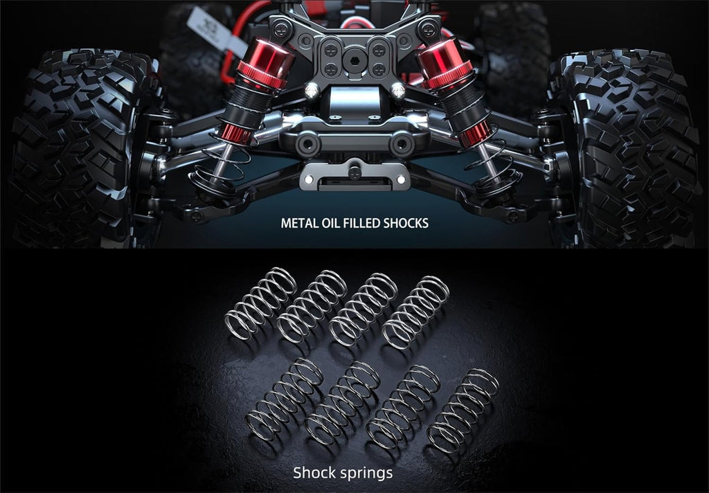 MJX Hyper Go 14209 - 1:14 Brushless RC Desert Truck | 4WD High-Speed Off-Road Performance with Metal Chassis & Oil Shocks