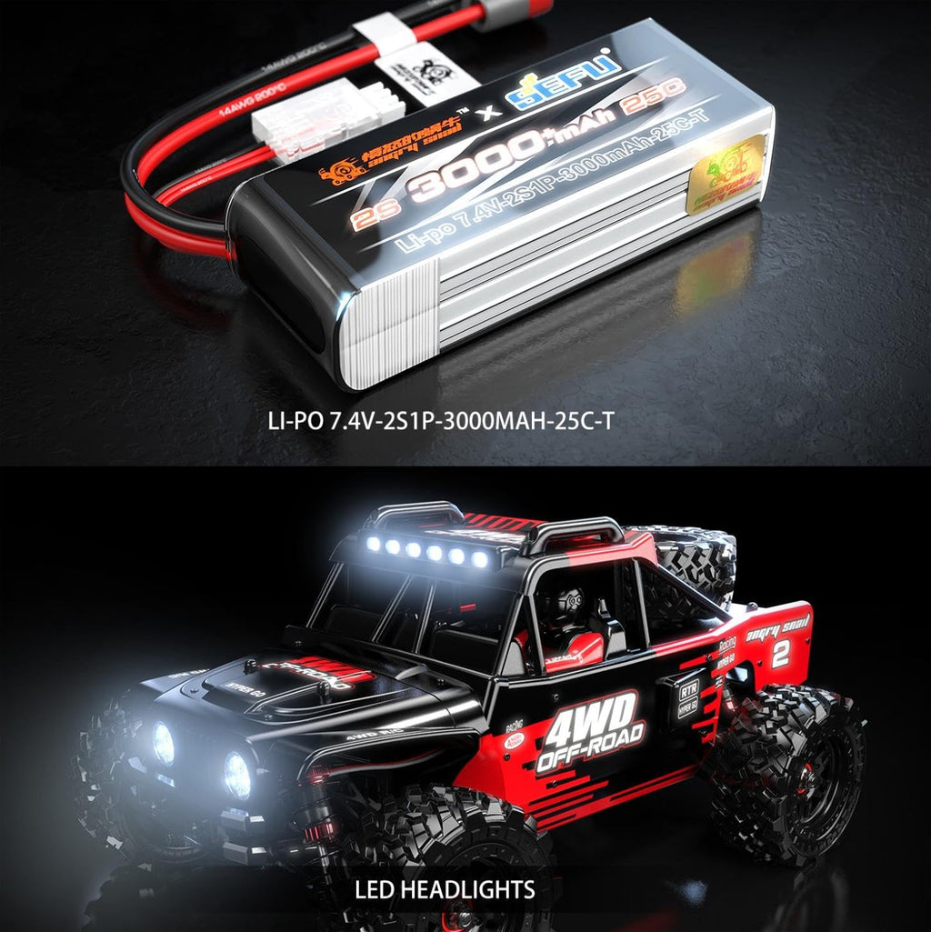MJX Hyper Go 14209 - 1:14 Brushless RC Desert Truck | 4WD High-Speed Off-Road Performance with Metal Chassis & Oil Shocks