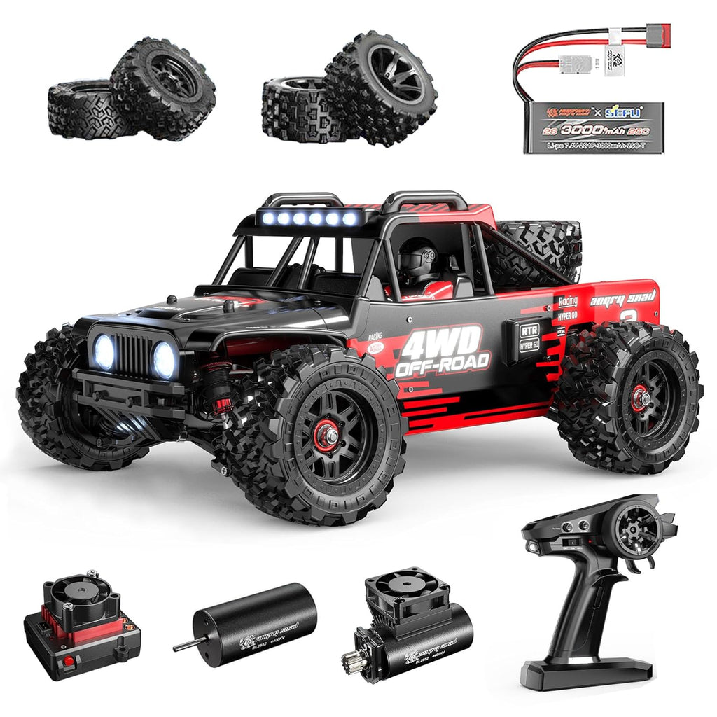 MJX Hyper Go 14209 - 1:14 Brushless RC Desert Truck | 4WD High-Speed Off-Road Performance with Metal Chassis & Oil Shocks