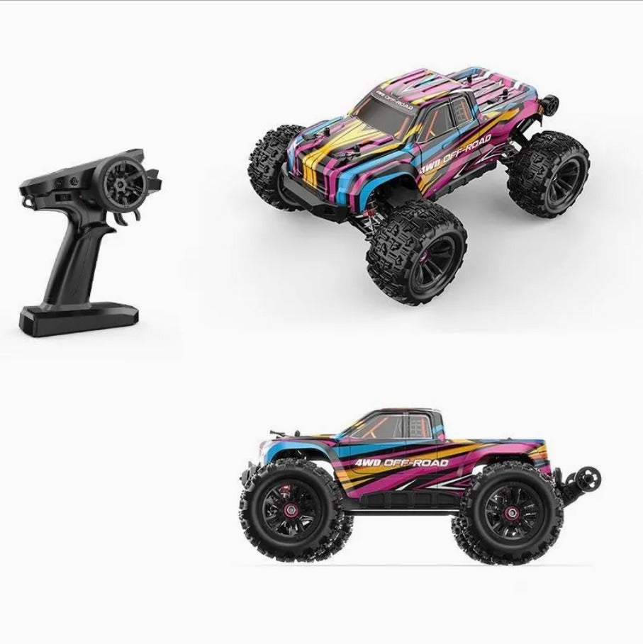 MJX Hyper Go 16209 - 1:16 Brushless RC Monster Truck - 4WD 2.4GHz High-Speed Off-Road Racing Car with Oil-Filled Shocks