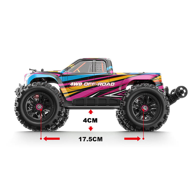 MJX Hyper Go 16209 - 1:16 Brushless RC Monster Truck - 4WD 2.4GHz High-Speed Off-Road Racing Car with Oil-Filled Shocks