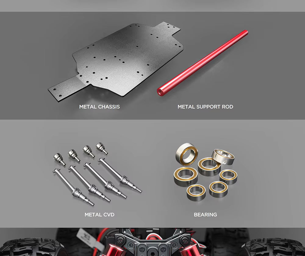 MJX Hyper Go 16210, 1/16 Brushless RC 4WD High Speed Off-Road Truggy Truck description image 4