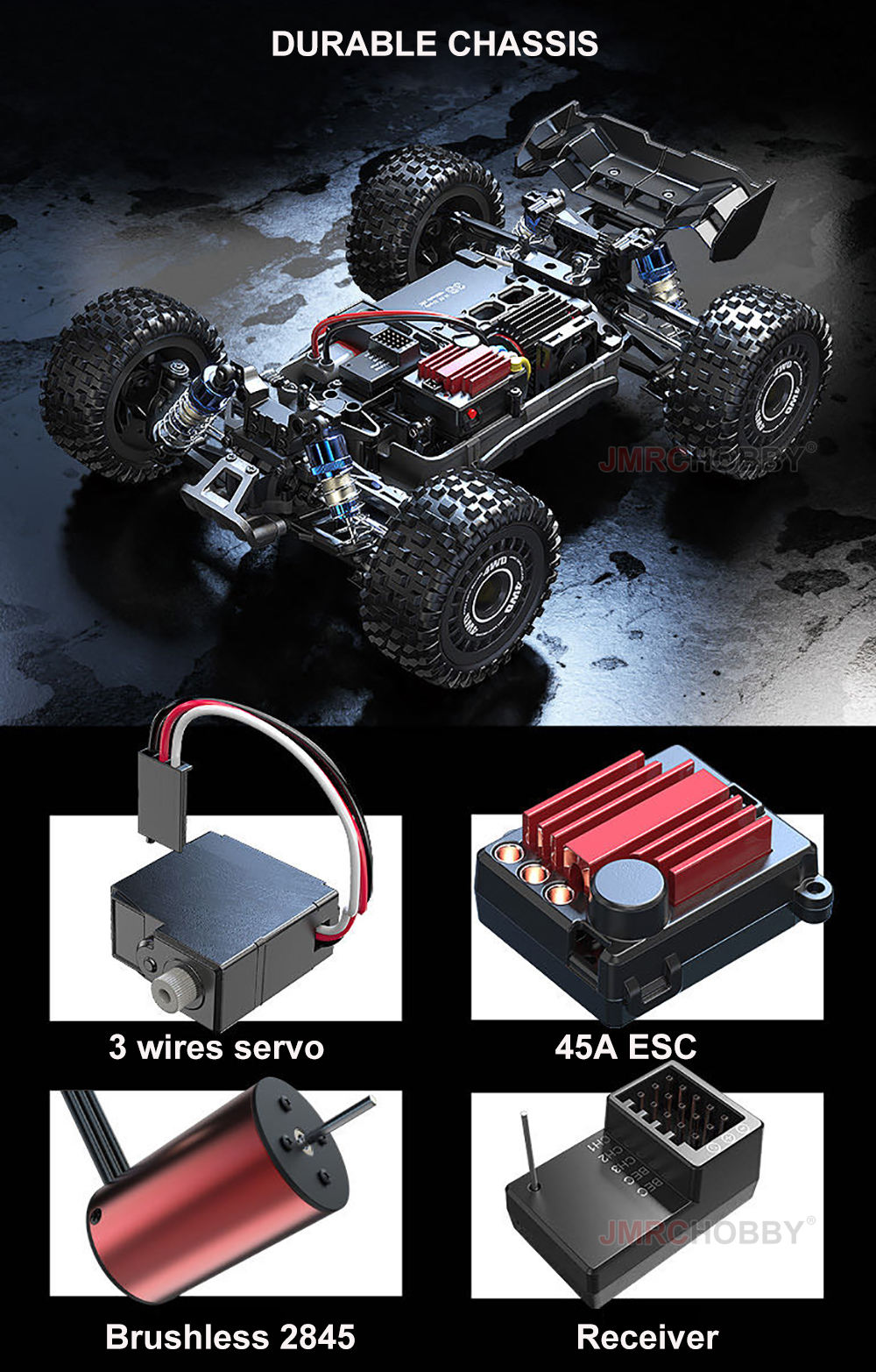 MJX Hyper Go 16210 - 1:16 Brushless RC Truggy | 4WD High-Speed Off-Road Racing Truck with 2.4GHz Remote, Oil-Filled Shocks & RTR Battery