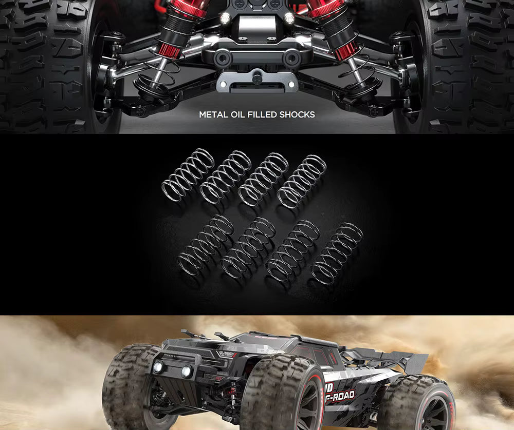 MJX Hyper Go 16210, 1/16 Brushless RC 4WD High Speed Off-Road Truggy Truck description image 5