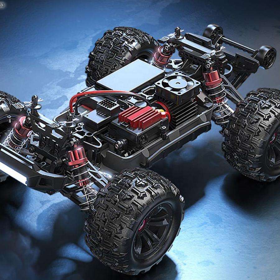 MJX Hyper Go 16210 - 1:16 Brushless RC Truggy | 4WD High-Speed Off-Road Racing Truck with 2.4GHz Remote, Oil-Filled Shocks & RTR Battery