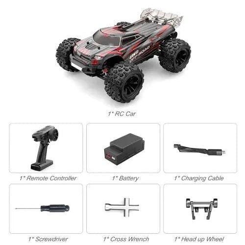 MJX Hyper Go 16210 - 1:16 Brushless RC Truggy | 4WD High-Speed Off-Road Racing Truck with 2.4GHz Remote, Oil-Filled Shocks & RTR Battery