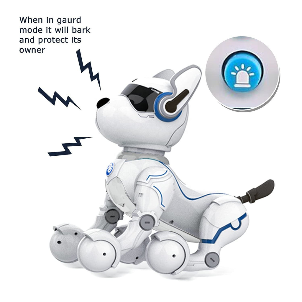 Interactive Voice Mimic Robot Dog Toy Electronic Pet Imitates 12 Animal Sounds Movements Smart Walking Robot Toy for Kids