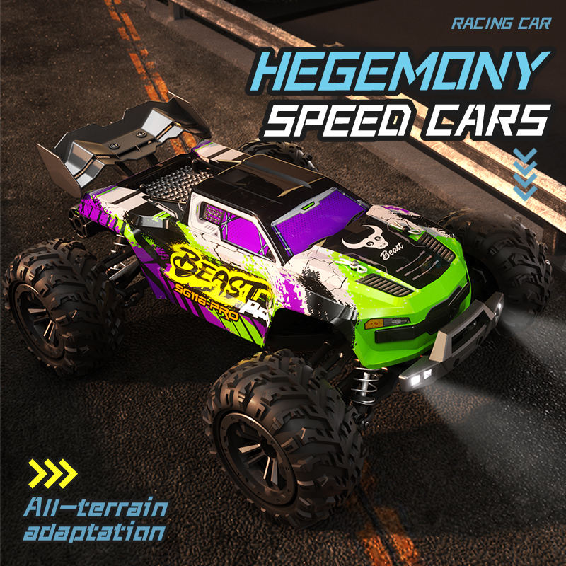 ZLL Beast SG116 PRO - 1:16 4WD High-Speed RC Monster Truck, 2.4GHz Full Proportional Off-Road Racing Car with LED Lights