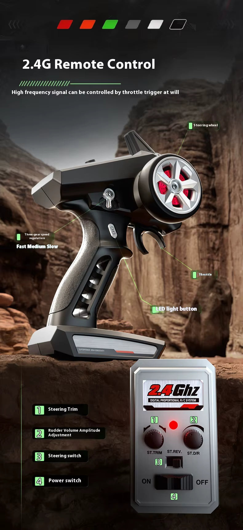 Beast SG316-MAX 4WD Offroad 4X4 High Speed RC Car description image 5