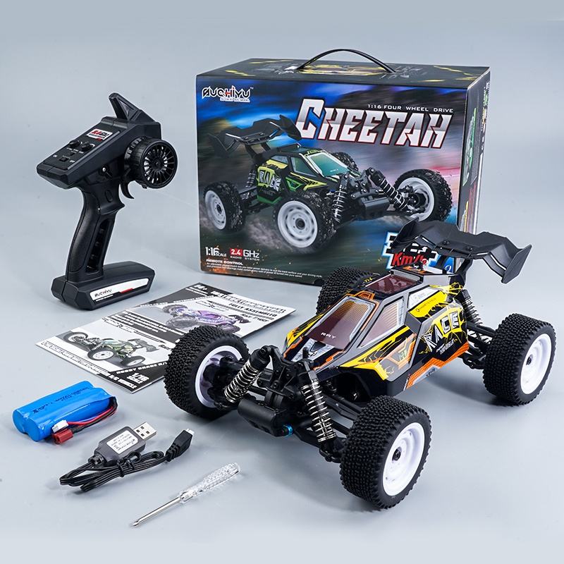 SCY 16201 Cheetah - 1:16 4WD RC Off-Road Racing Truck | 2.4GHz Full Proportional High-Speed All-Terrain Performance Machine
