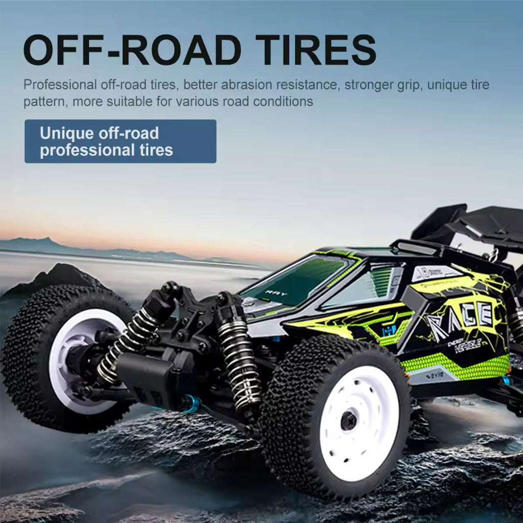 SCY 16201 Cheetah - 1:16 4WD RC Off-Road Racing Truck | 2.4GHz Full Proportional High-Speed All-Terrain Performance Machine