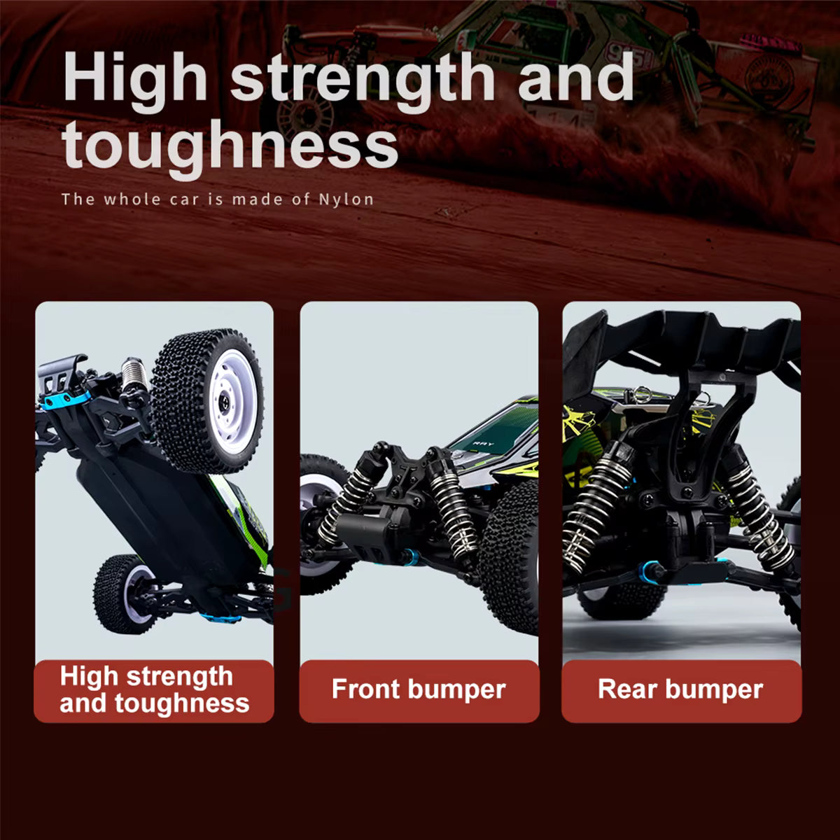 SCY-16201 Cheetah 1.16 4WD Radio Control Car 2.4G Racing Drift Off-road High-speed Car description image 7