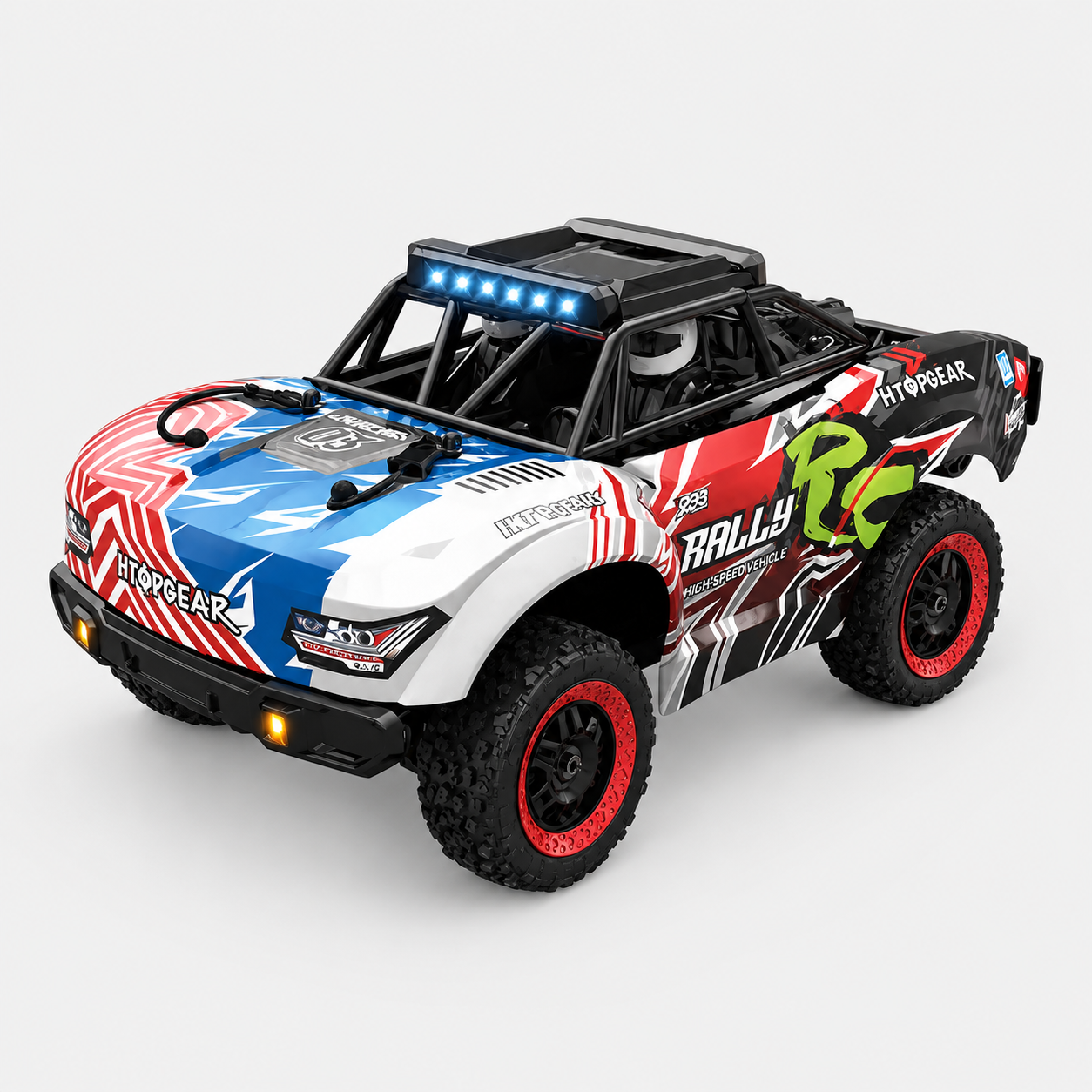 SCY 18103 - 1:18 RC All-Terrain Racing Truck | 4WD 2.4GHz High-Speed Off-Road Vehicle with LED Lights & Metal Parts