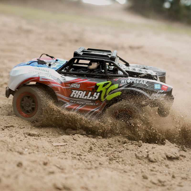 SCY 18103 - 1:18 RC All-Terrain Racing Truck | 4WD 2.4GHz High-Speed Off-Road Vehicle with LED Lights & Metal Parts