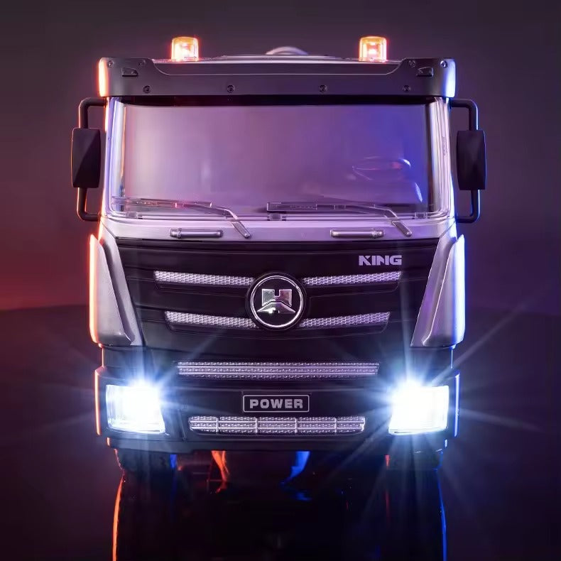 Huina 1316 - 1:18 RC Mist Cannon Truck | 2.4GHz 9CH Semi-Alloy Anti-Smog Sanitation Vehicle with Realistic Mist Spray Function RTR