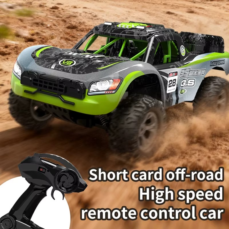 2.4GHz High-Speed Off-Road RC Short Course Truck with LED Lights & All-Terrain Suspension