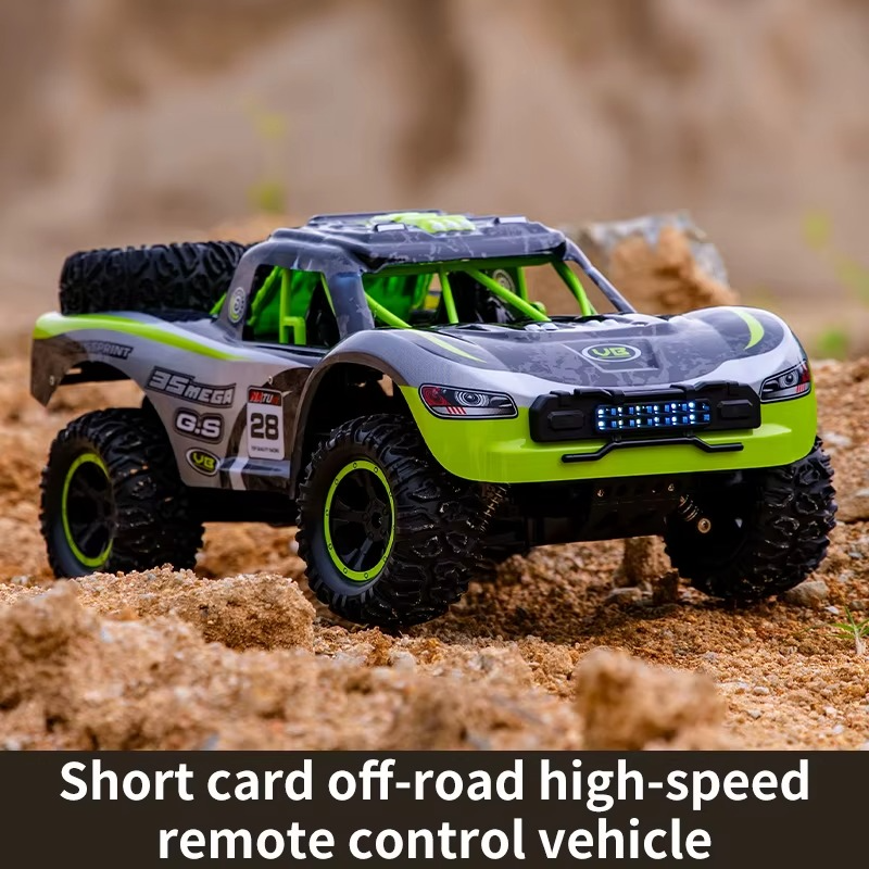 2.4GHz High-Speed Off-Road RC Short Course Truck with LED Lights & All-Terrain Suspension