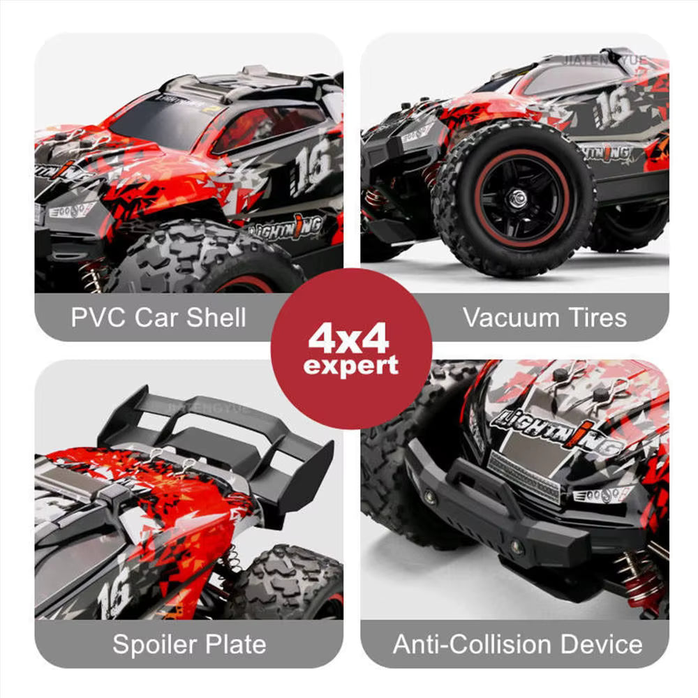 High Speed 52km/h RC Car 2.4GHz 1/18 Brushless 4X4 Off-Road description image 5