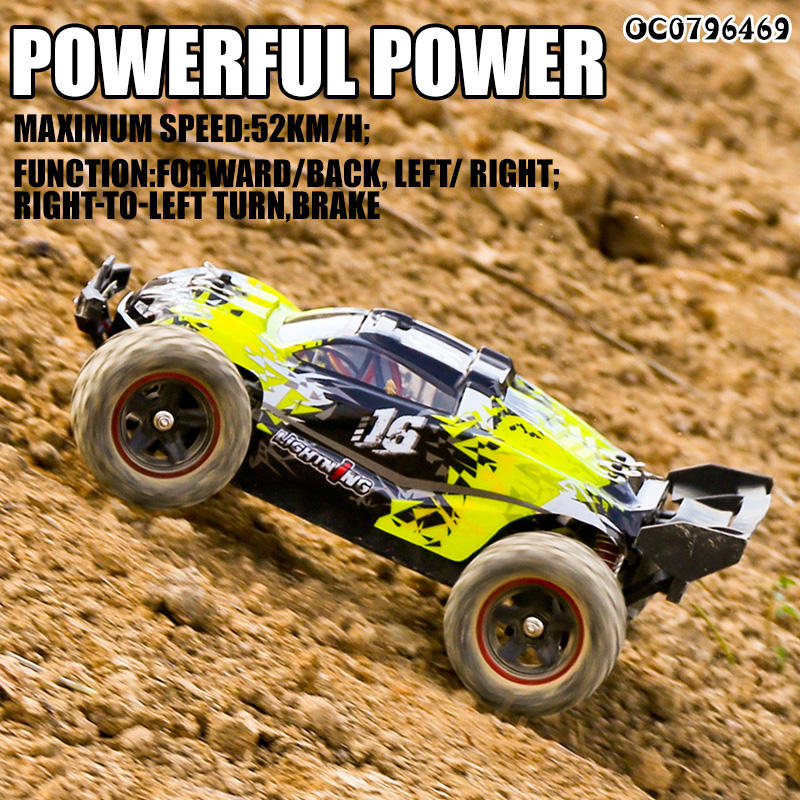 Hospeed HS18422 - 1:18 Brushless RC Monster Truck | 52km/h 4WD Off-Road Racer with Alloy Oil Shocks & Full Proportional Control