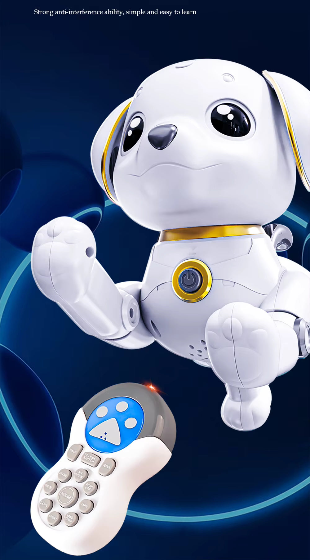Children's Smart Pet Toy Robot Dog Remote Control Stunt Electric Sensor Music & Dancing Toy description image 1