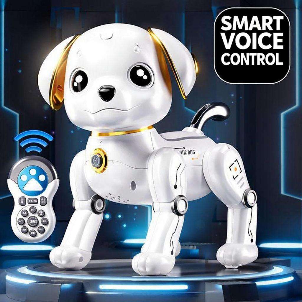 Smart Robot Dog Toy Remote Control Interactive Electronic Pet with Gesture Control for Kids