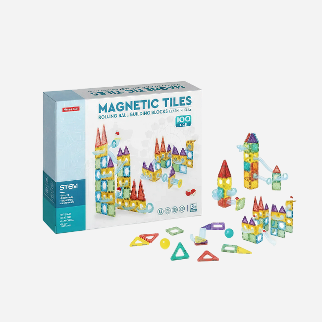 100 MAGNETIC TILES