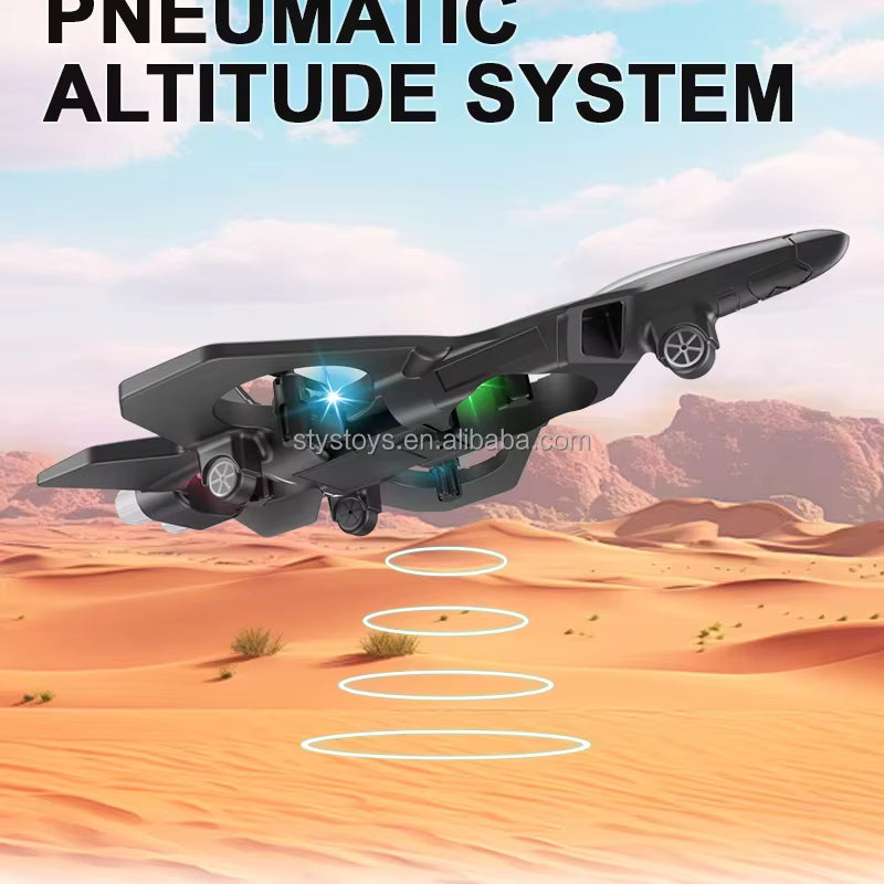 RC Fighter Jet Toy 2.4GHz Remote Jet with LED Lights, Stunt Flying, Durable Foam Gift Kids description image 5