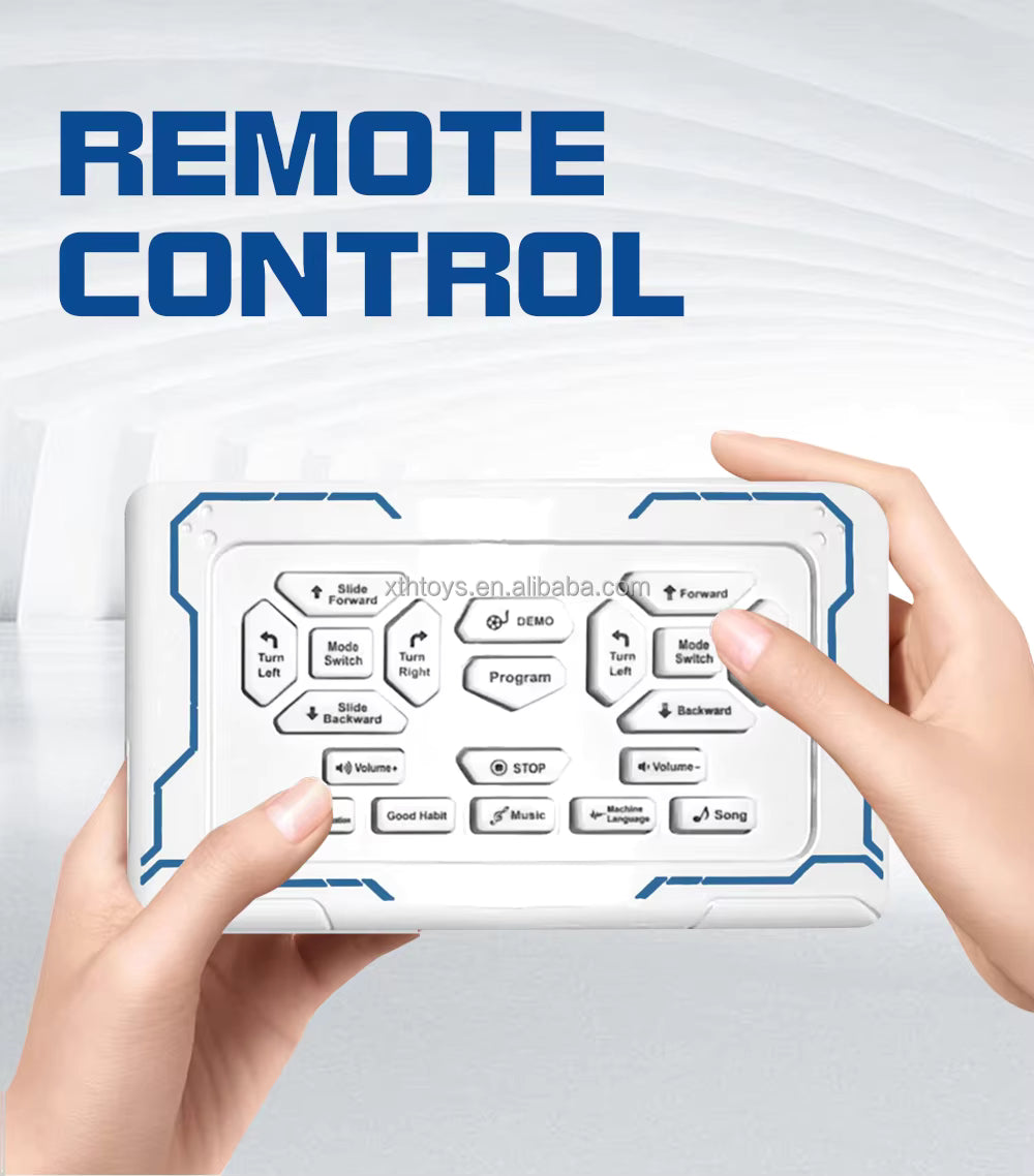 CZ Multi-purpose RC Toy Robots Educational Smart Humanoid Robot Programmable With Expression Show Gesture Sensing Coasting Drive description image 4