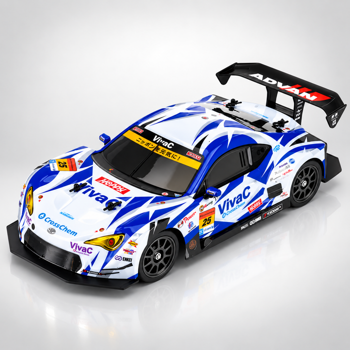 1:16 Scale Four Wheel Drive Toyota Drift RC Car | 2.4GHz High-Speed Remote Control Racing Car with GT Body Shell, Aerodynamic Rear Wing & RTR Design