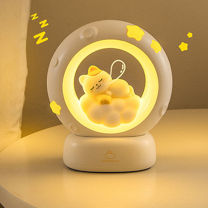 Star-Gazing & Moon-Admiring Night Light FL-0002 | Ambient Bedside Lamp for Bedroom & Nursery Décor
