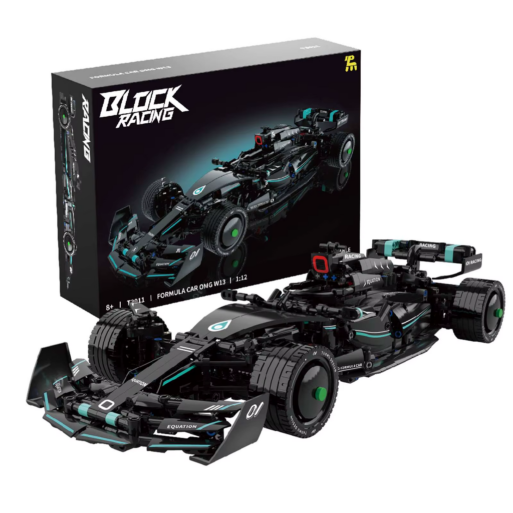Formula racing car OMG W13 Building Blocks Car Toy, Vehicle Building Set for Boys and Girls
