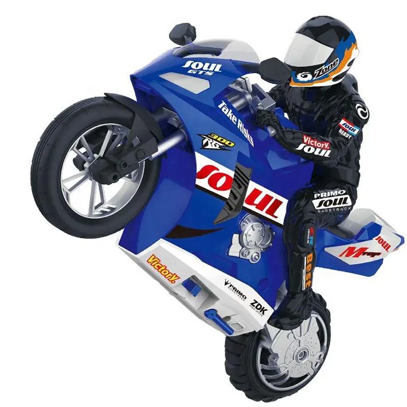 Hui Can HC-802 - 1:6 RC Self-Balancing Stunt Motorcycle | 2.4GHz Drift Racing Bike | 6-Axis Gyro | LED Lights | Rechargeable Battery