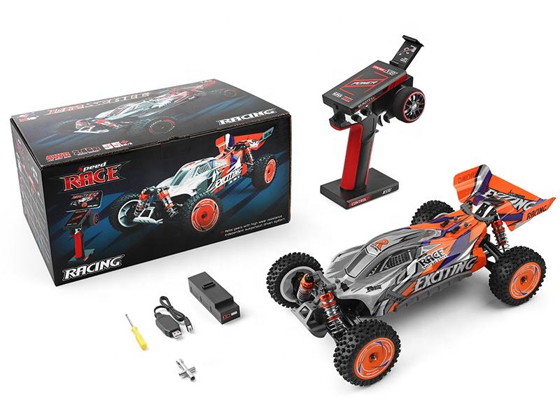 WLTOYS 124010 - 1:12 4WD RC Racing Buggy | 2.4GHz 55km/h High-Speed Off-Road Car with Oil-Filled Shocks & Full Proportional Control