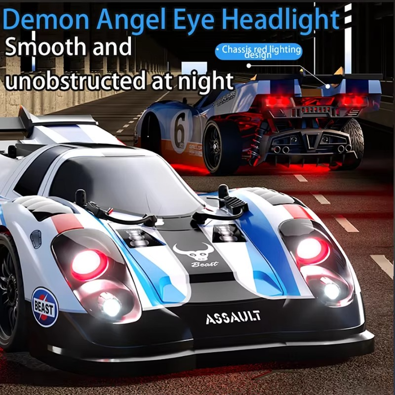 ZLL Beast SG918 PRO 1:16 - RC Drift Coupe | 4WD 2.4GHz Full Proportional Street Racer with LED Angel Lights & Drift Wheels