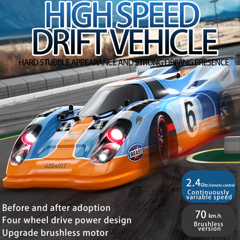 ZLL Beast SG918 MAX - 1:16 Brushless RC Drift Car | 4WD 70km/h High-Speed Racer with Metal Drivetrain & LED Lights