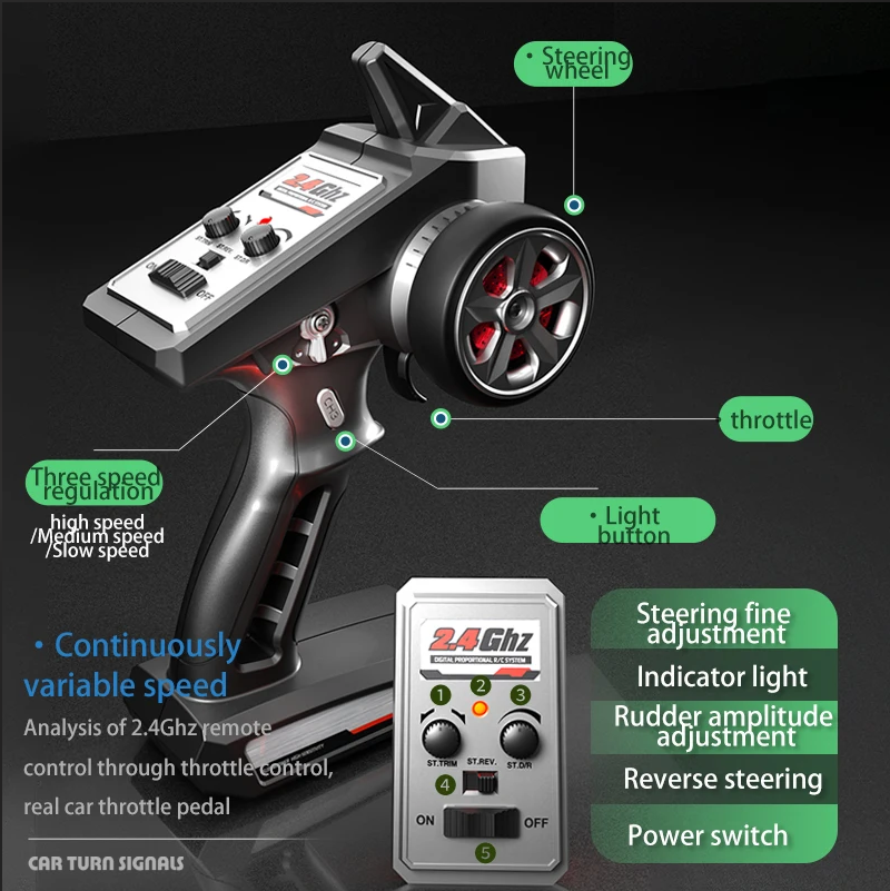 Beast SG918MAX 1:16 4WD RC Car 70KM/H Brushless Motor 2.4G Remote Control Cars High-Speed Off-road Climbing Vehicle With LED Light