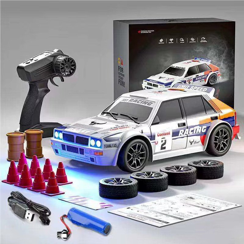 Beast SG204 PRO - 1:24 Scale 4WD RC Drift Car - 2.4GHz High-Speed Racing Car with Gyro Stability, LED Lights & Drift/Racing Tires RTR