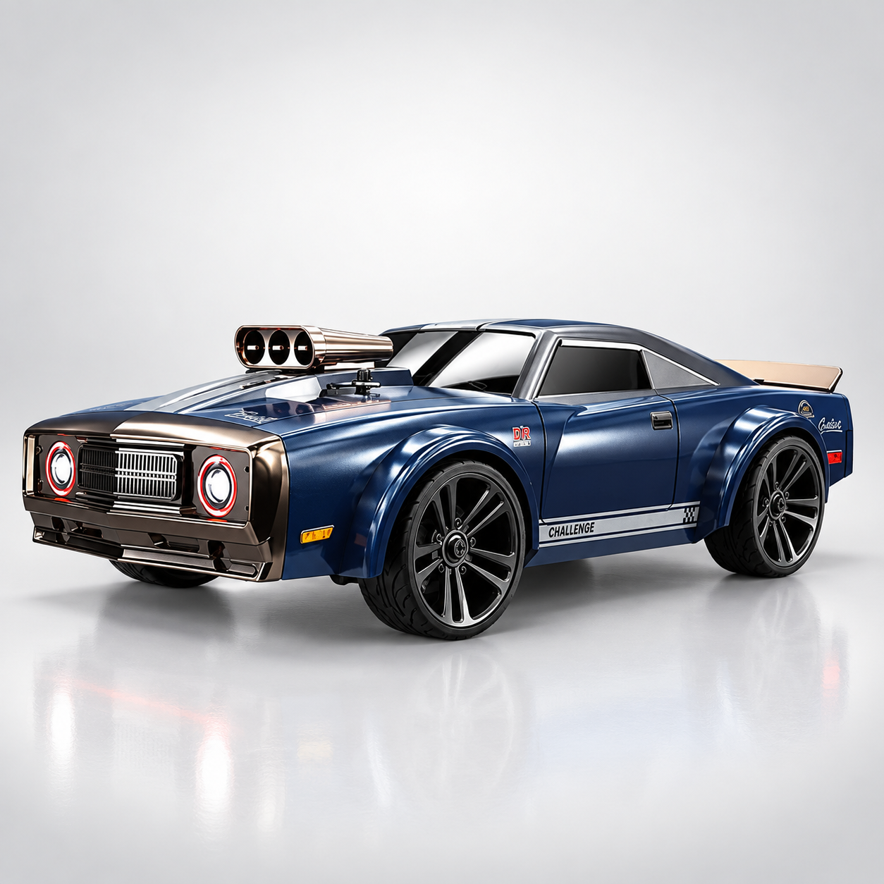SCY-16303 Hurricane - 1:16 Scale 4WD High-Speed RC Drift Car RTR | 2.4GHz Remote Control | LED Lights | Rechargeable 7.4V Battery | Extra Drift Tires