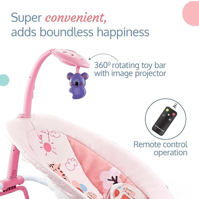 Rhythmic Baby Rocker for Infants & Toddlers | Comfortable Rocking Chair for Relaxation, Playtime & Early Development - 69850