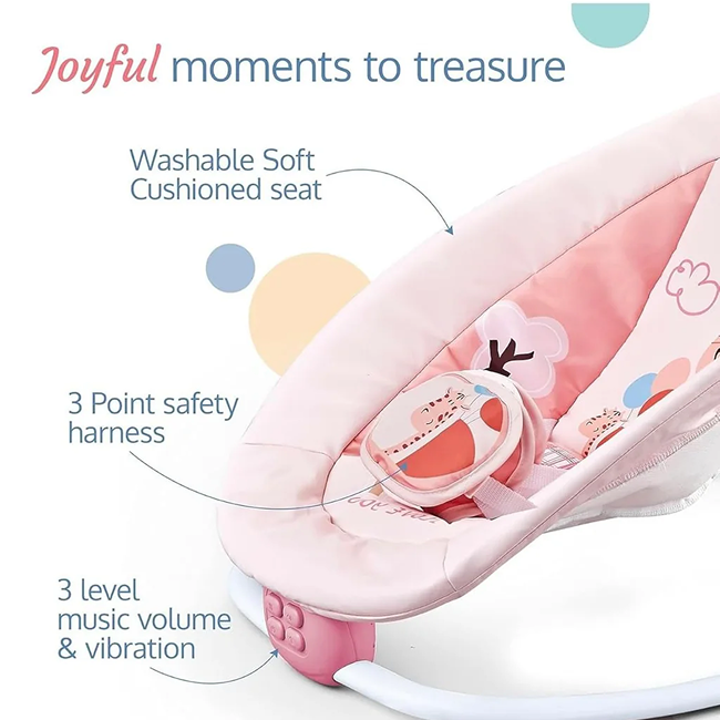 Rhythmic Baby Rocker for Infants & Toddlers | Comfortable Rocking Chair for Relaxation, Playtime & Early Development - 69850