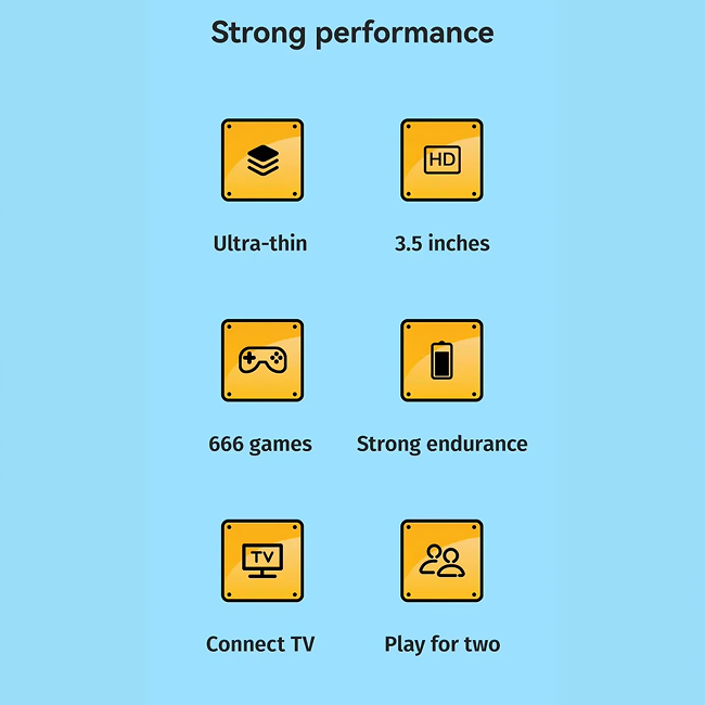 G7 Handheld Video Game Console for Kids | Portable Retro Gaming Console with Built-in Games, Color Display & On-the-Go Entertainment
