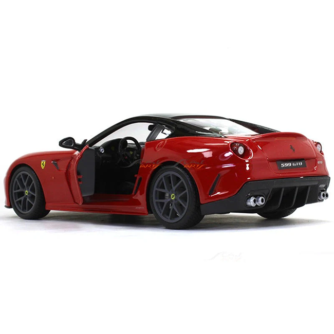Burago 1:64 Scale Ferrari 599 GTO Die Cast Model Car Collectible Mini Metal Sports Car Toy