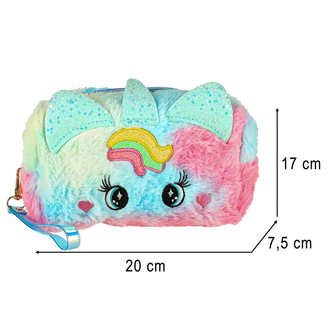 22 PCS Unicorn Princess Makeup & Dress-Up Set for Girls | Beauty Kit with Cosmetic Bag, Tiara, Rainbow Tutu Skirt & Pretend Play Accessories (Age 5+) - SR24013-1