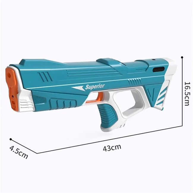 Electric Automatic Water Gun with Auto Water Absorption & High-Pressure Spray | Rechargeable Summer Water Fight Toy - LMI-WG-2302B