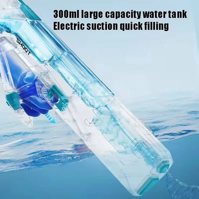 Electric Water Gun Powerful Automatic Squirt Toy | Rechargeable High-Pressure Continuous Spray Water Blaster for Kids, Summer Outdoor Pool & Beach Battle Toy - LMI-WG-SQ08A - alternate view