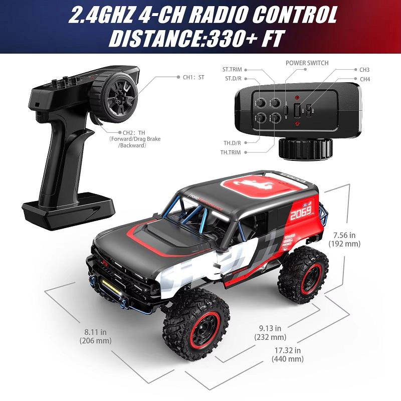MJX Hyper Go H12P - 1:12 Ford Bronco R Baja 1000 Brushless RC