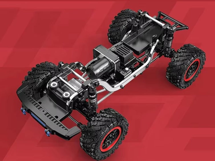 MJX Hyper Go H12P - 1:12 Licensed Ford Bronco R Baja 1000 4WD Brushless RC Rock Crawler with LED Lights & 2.4GHz Remote