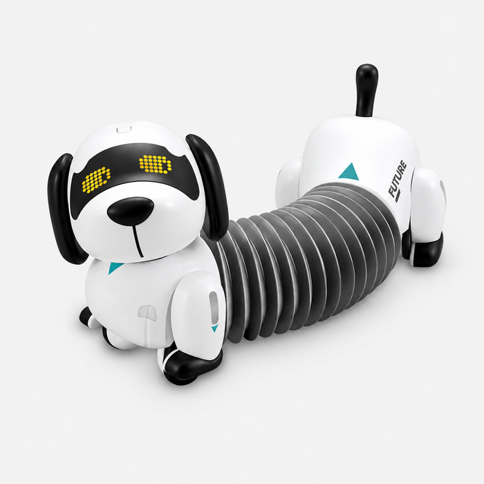 Smart Dachshund Robot Dog Toy Remote Control Interactive Electronic Pet with Touch Sensor Follow Function Music Dance Walking for Kids - K22